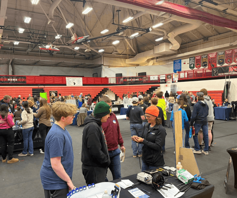 Emily Metzer at Career Day