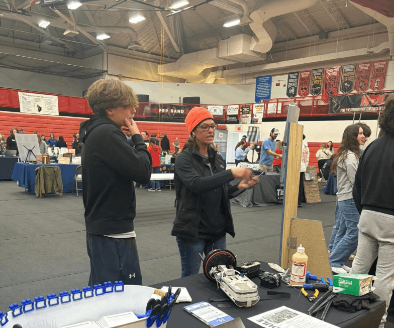 Emily Metzer at Career Day