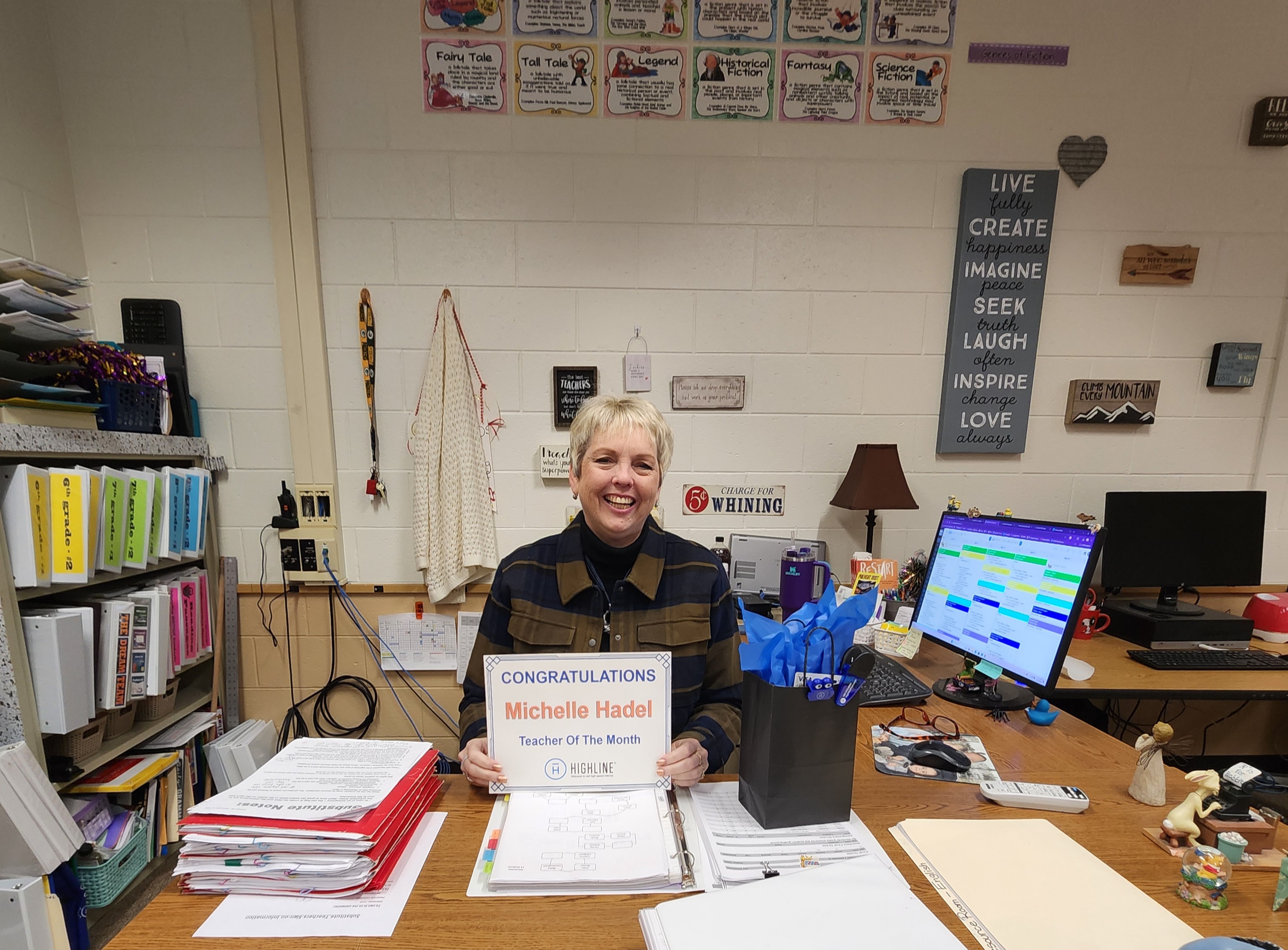 MHadel Teacher of the Month