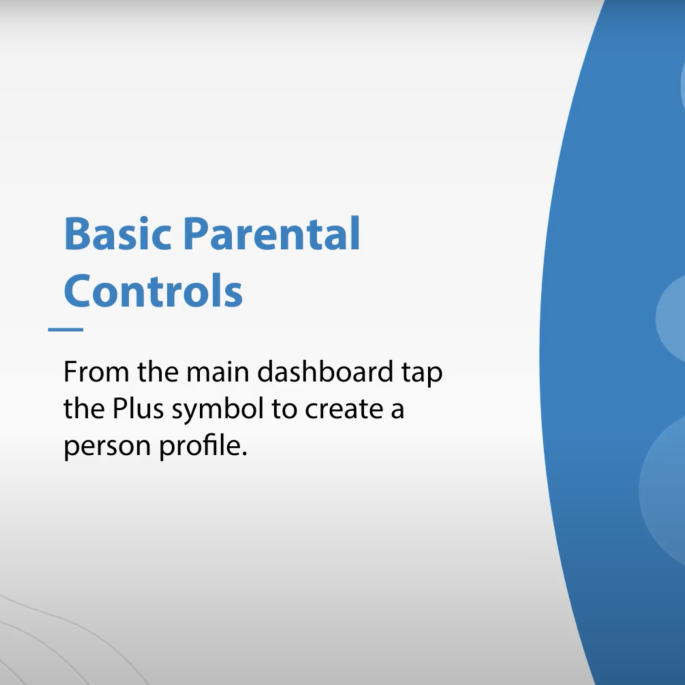 screenshot from parental controls video